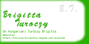 brigitta turoczy business card